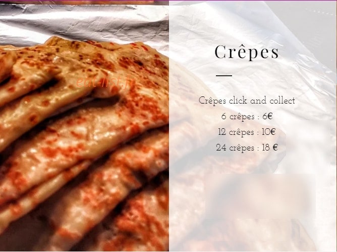 Factory crêpes — carte page 2