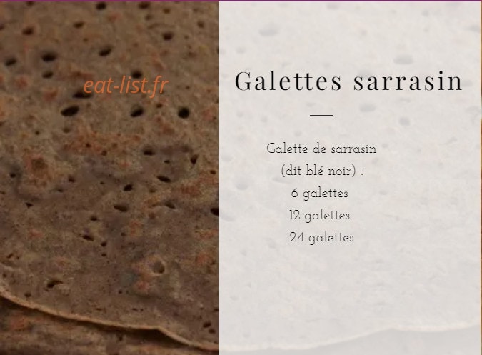 Factory crêpes — carte page 3