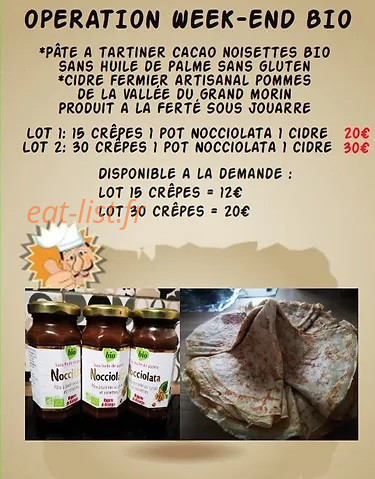 Factory crêpes — carte page 4