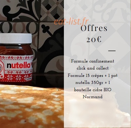 Factory crêpes — carte page 1