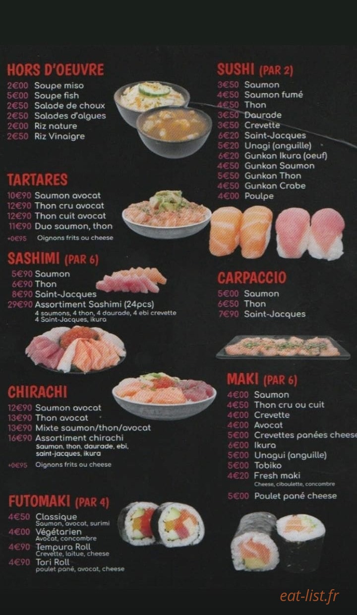 Fish n sushi — carte page 3