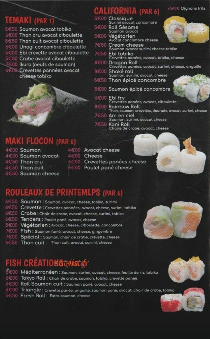 Fish n sushi — carte page 5