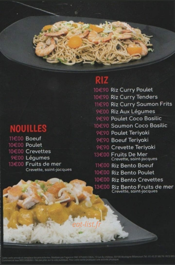 Fish n sushi — carte page 2