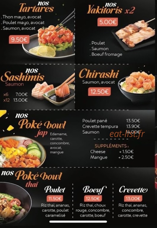 Konoha sushi & thai — carte page 4