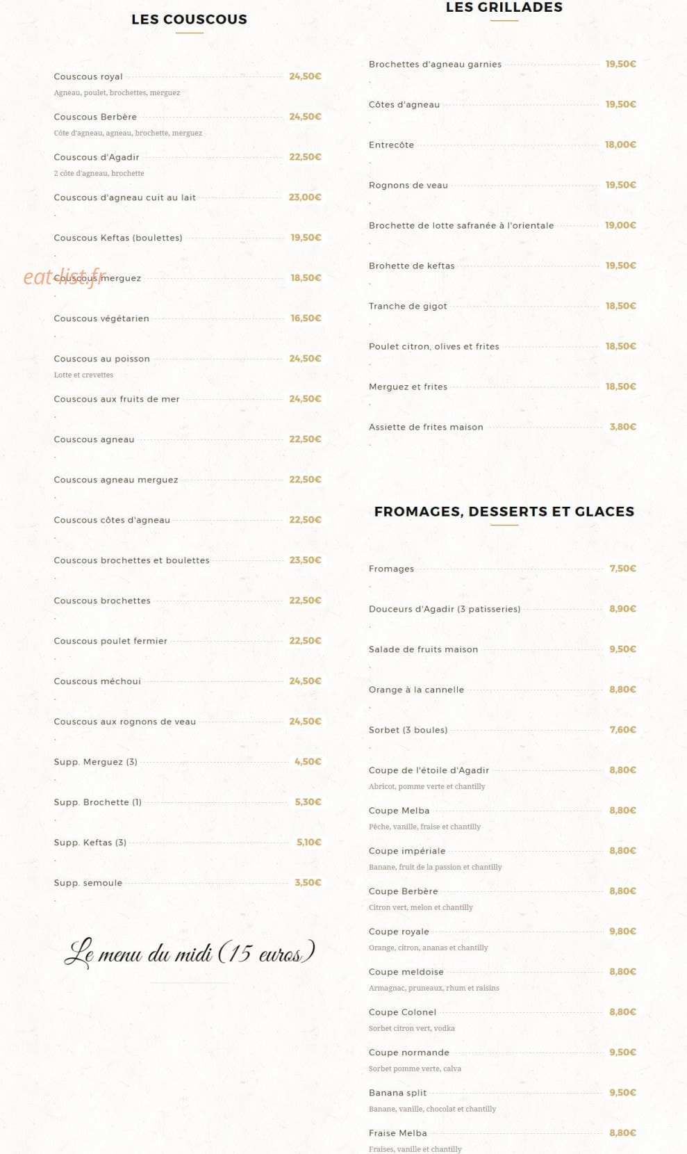 L'Etoile d' Agadir — carte page 3