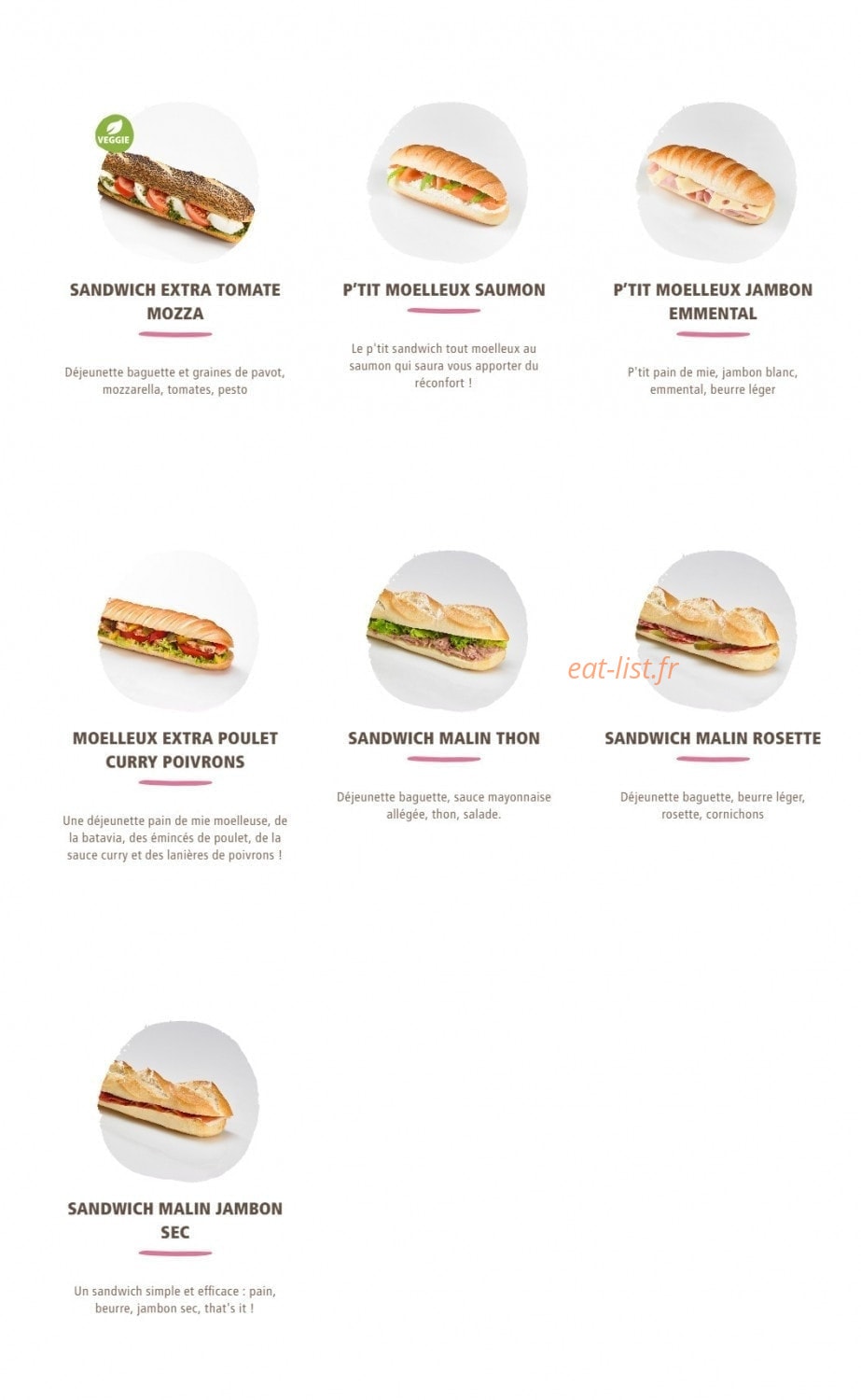 La Mie Câline — carte page 7