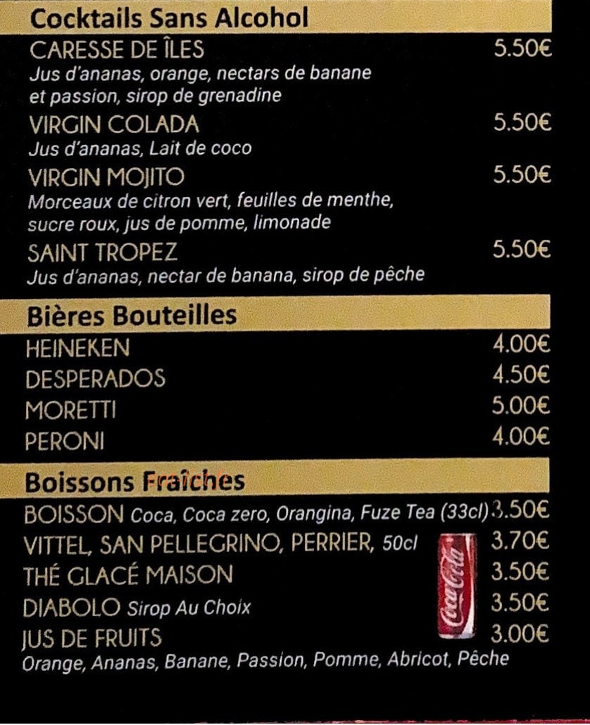 La Pizzata — carte page 4