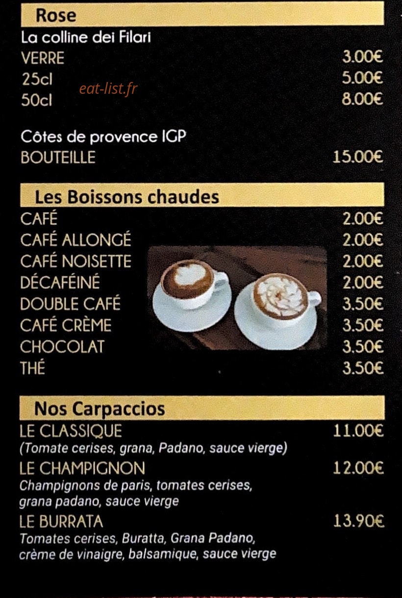 La Pizzata — carte page 6