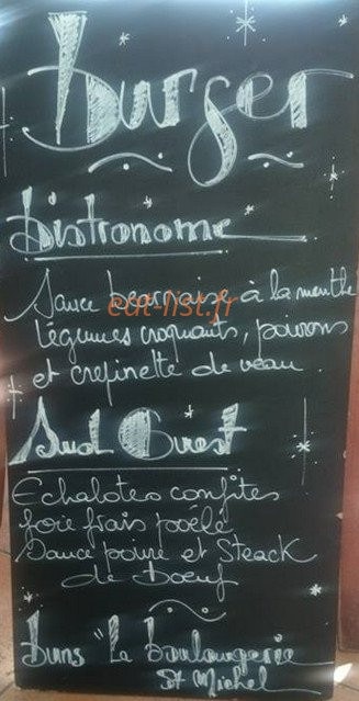 Le bistronome — carte page 2