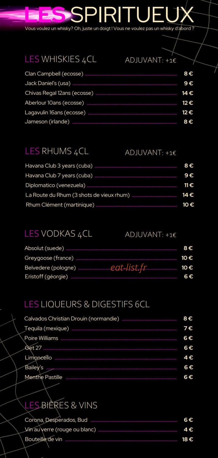 Le Café Rose — carte page 6