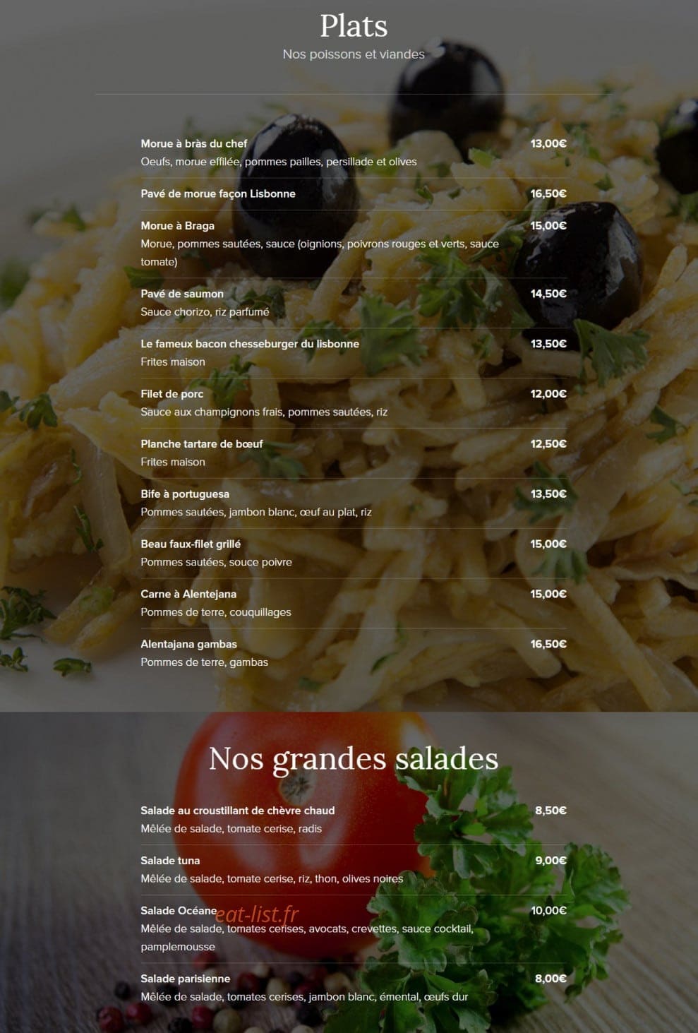 Le Lisbonne — carte page 2