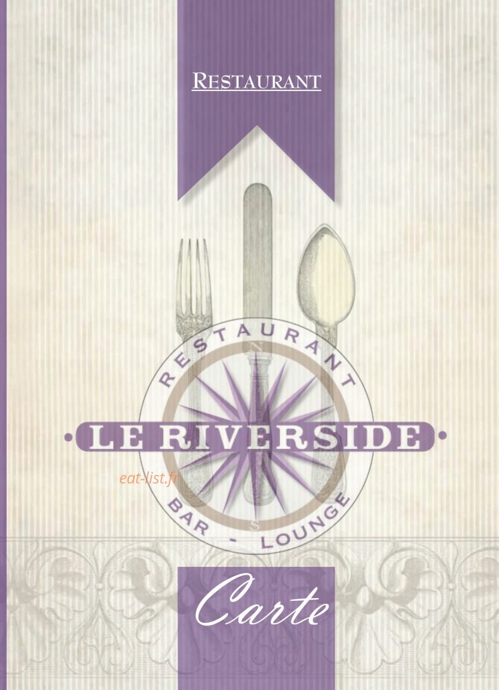Le Riverside — carte page 1