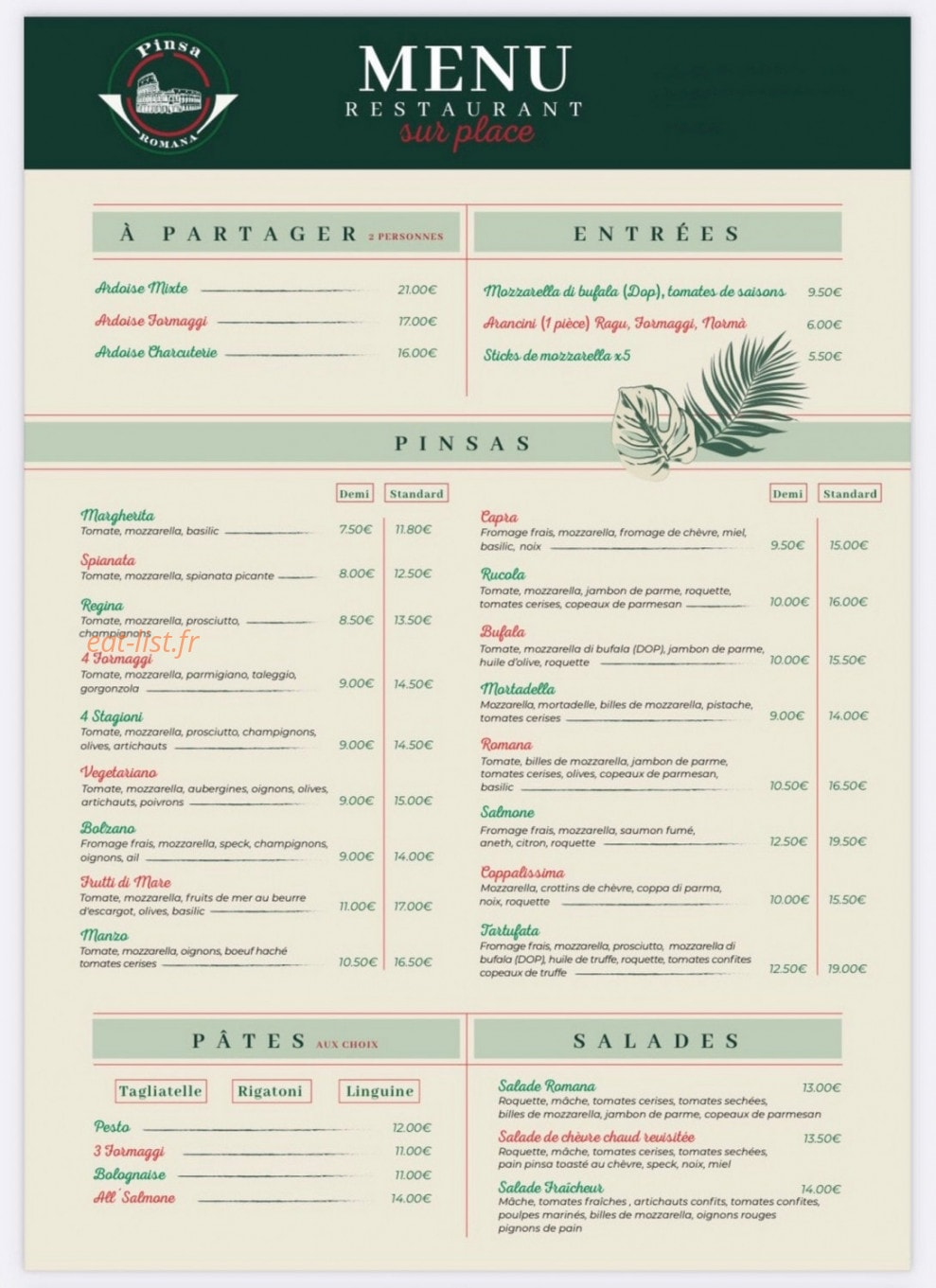 Pinsa Romana — carte page 2