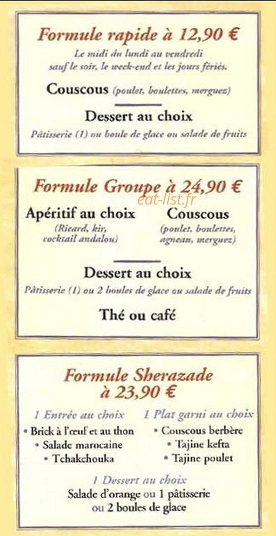 Shérazade — carte page 5