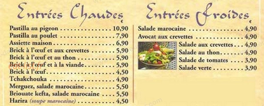 Shérazade — carte page 1