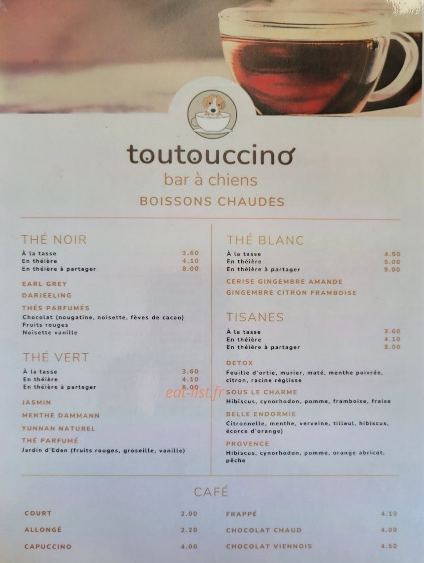 Toutouccino — carte page 3