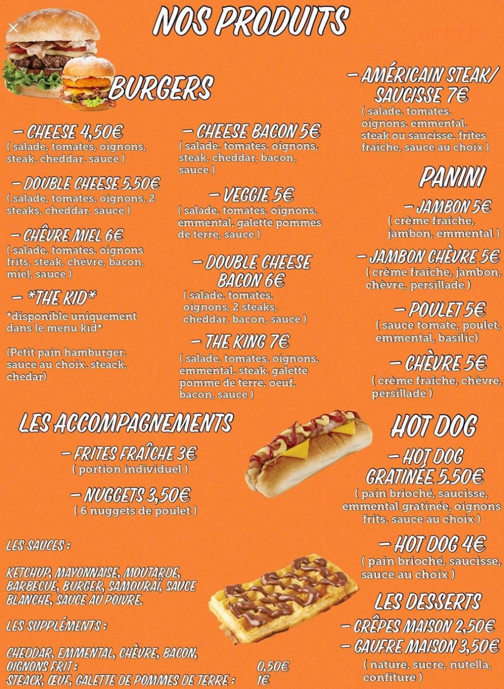 O'Gourmand — carte page 3