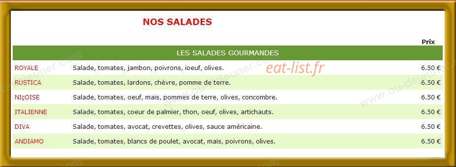 Adiamo pizza — carte page 2