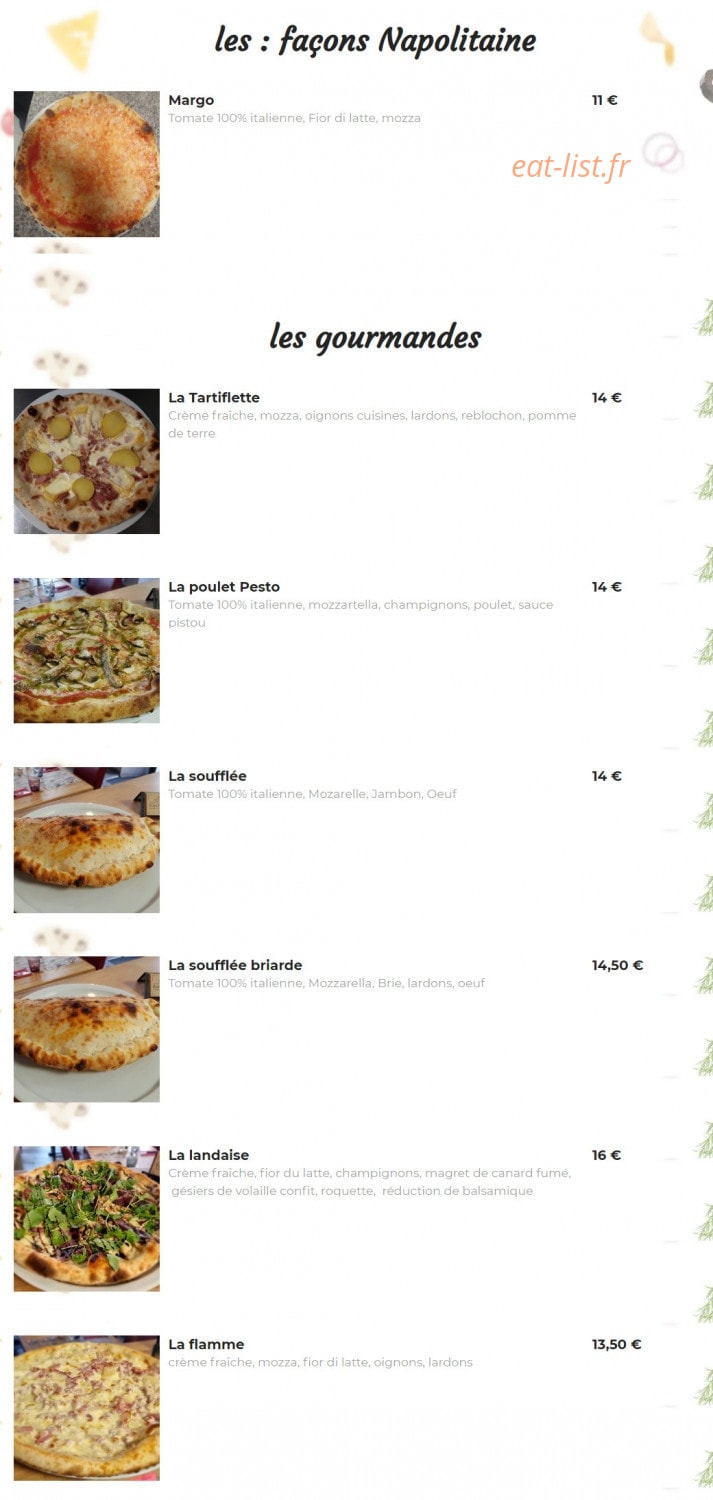 Festa Farina E Pizza — carte page 1