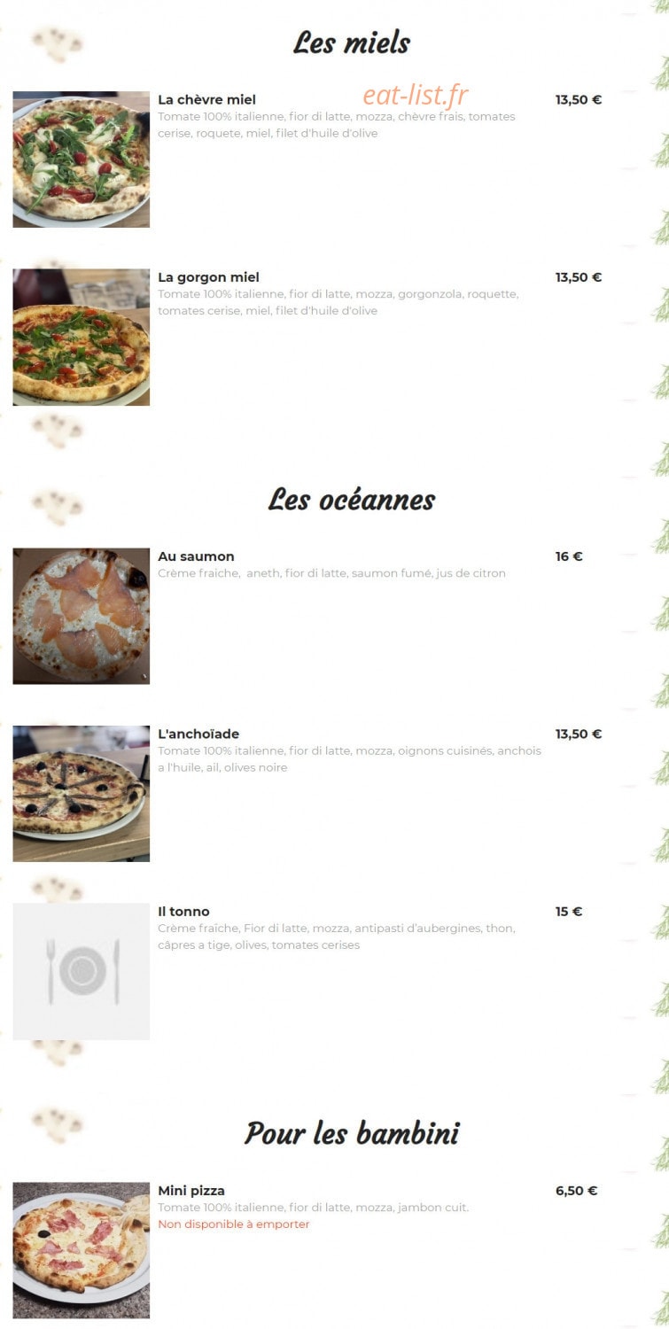 Festa Farina E Pizza — carte page 4