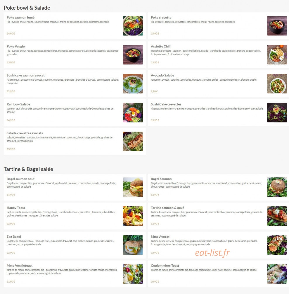 L’Happy Time Coffee — carte page 3