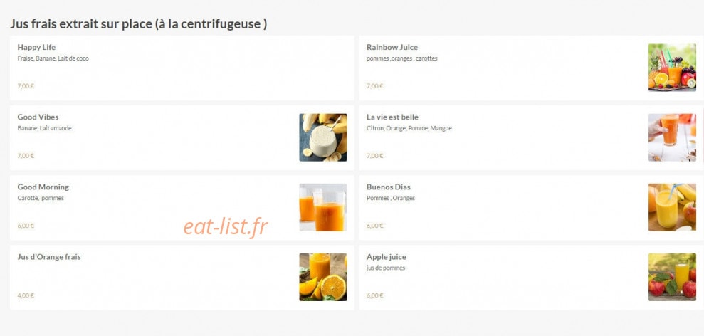 L’Happy Time Coffee — carte page 1