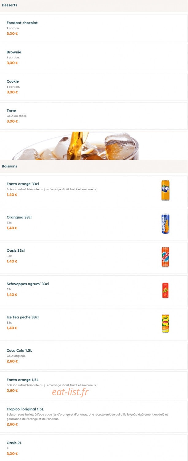 New Times Pizza — carte page 9