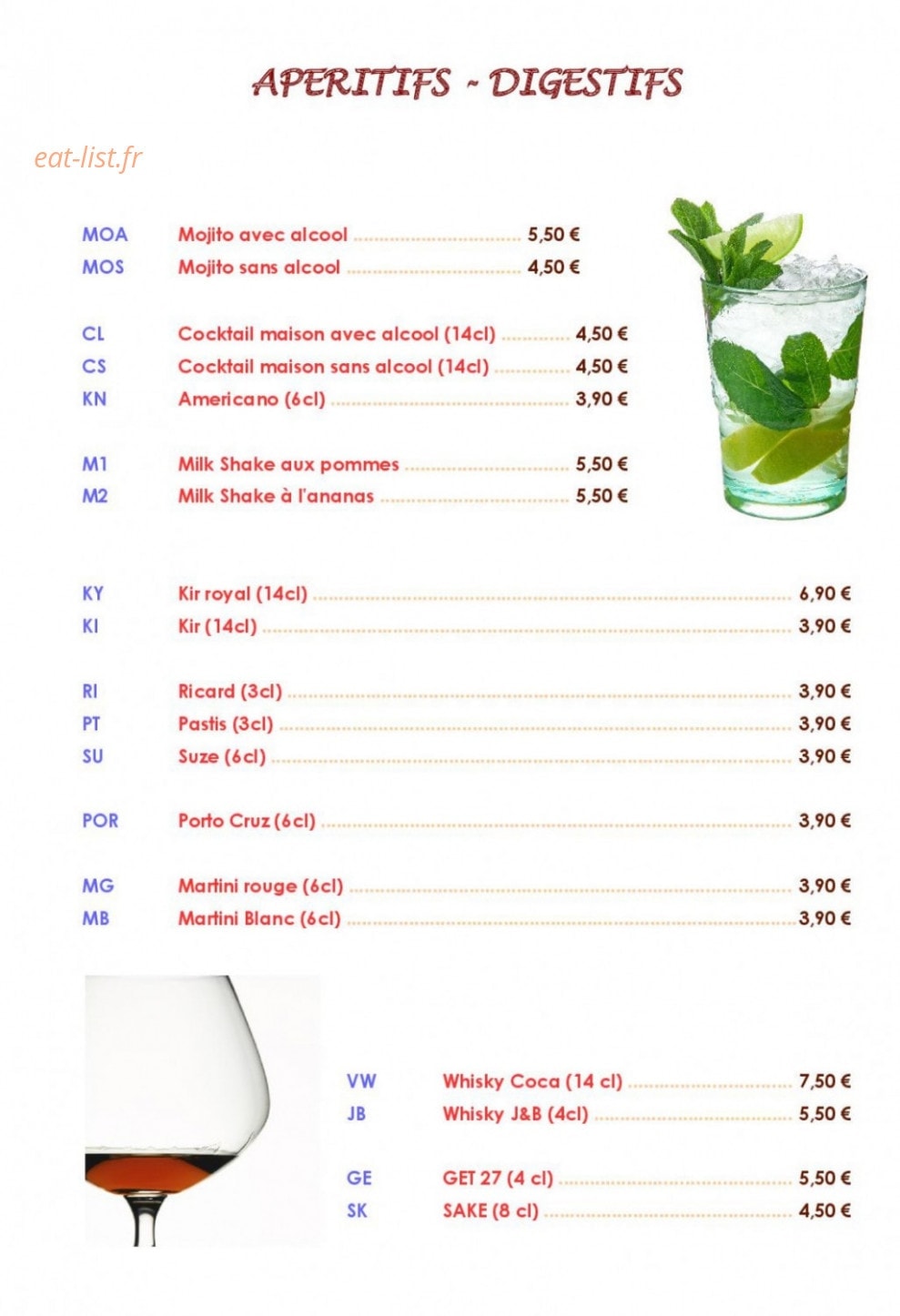 Phuket Sawasdee — carte page 5