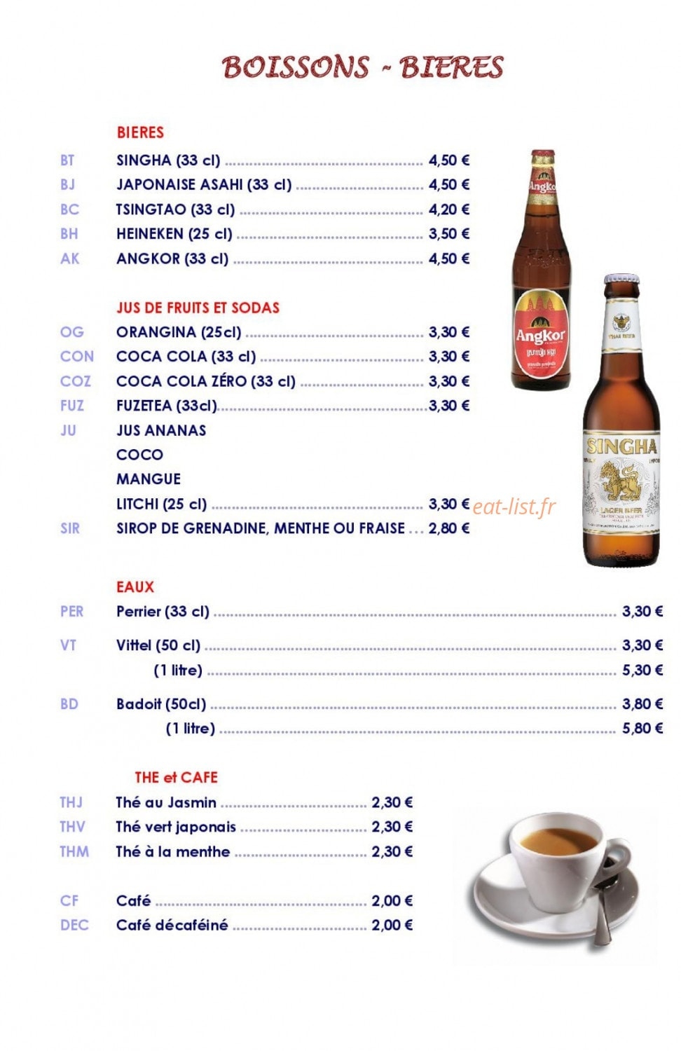 Phuket Sawasdee — carte page 6