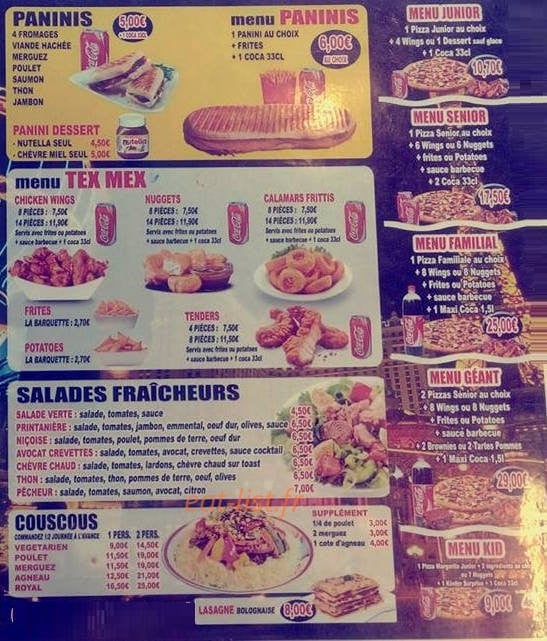 Rond D'or Pizza — carte page 2