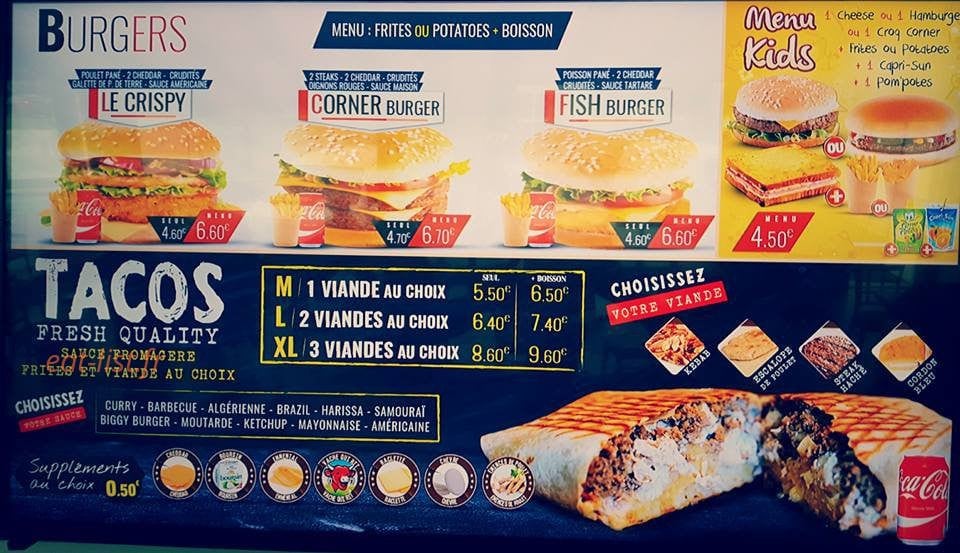 The Corners Food Court — carte page 2