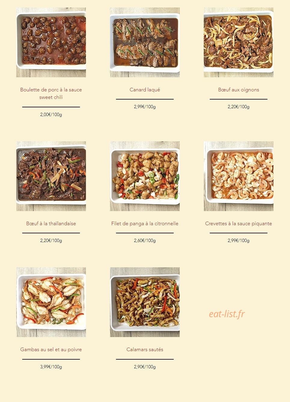 Yummy — carte page 9