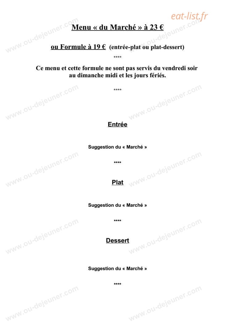 Bar de L'Aubetin — carte page 4