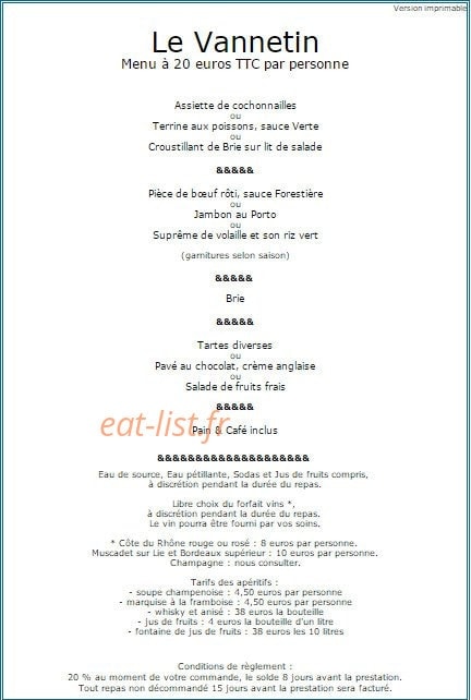 Bar de L'Aubetin — carte page 9