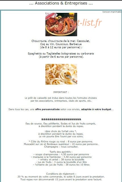 Bar de L'Aubetin — carte page 12