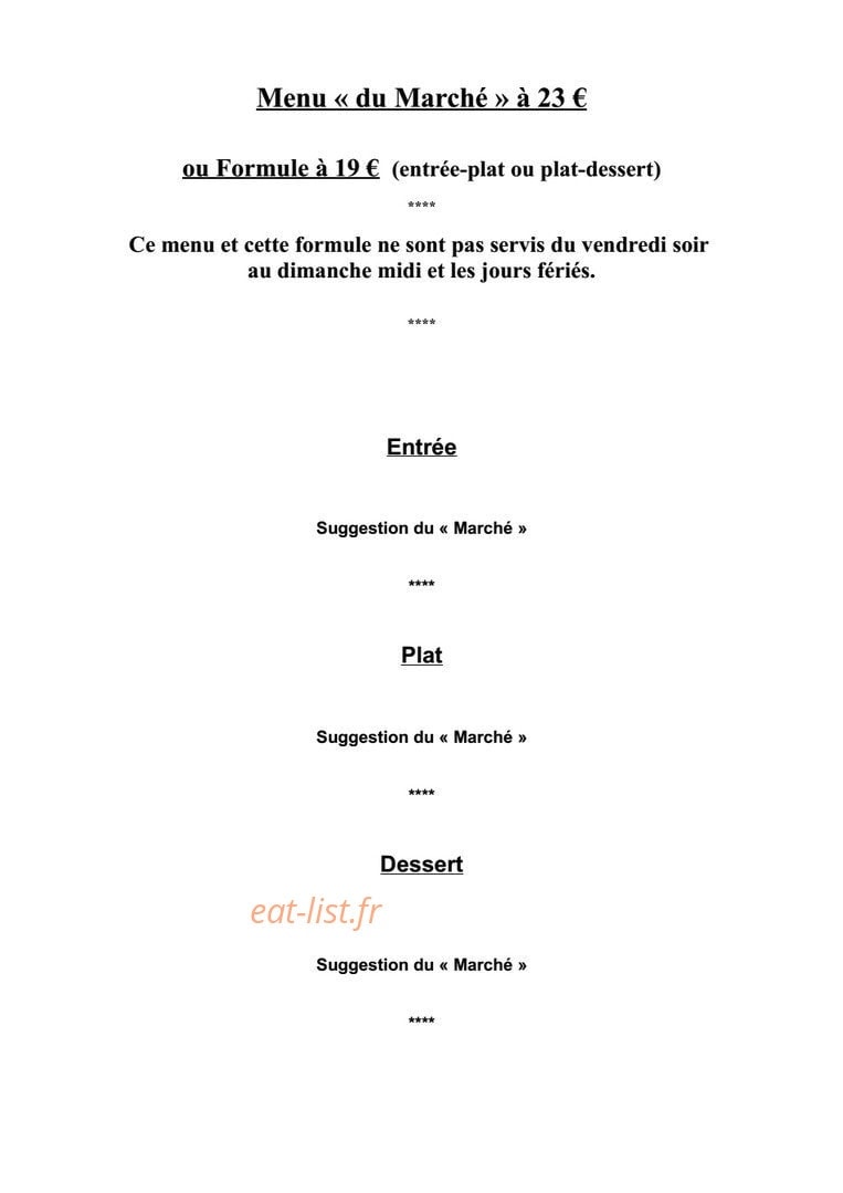 Bar de L'Aubetin — carte page 1