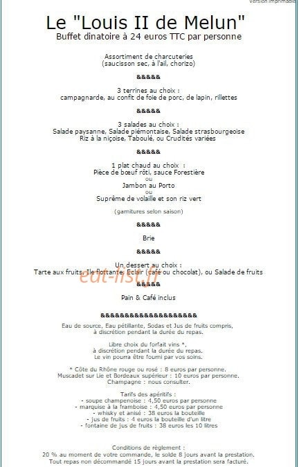 Bar de L'Aubetin — carte page 5