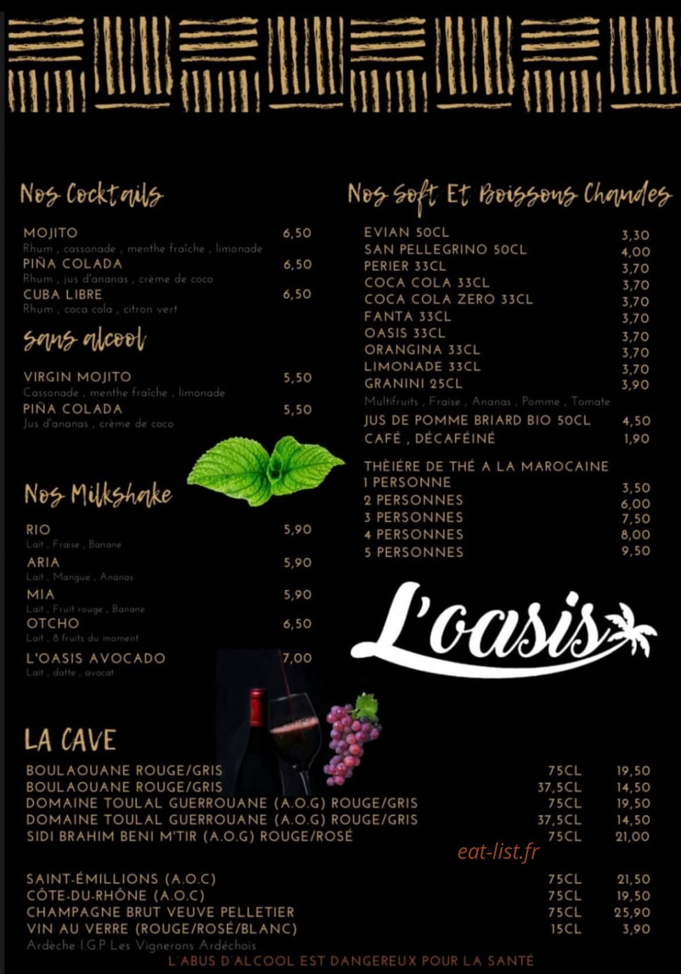 L'oasis — carte page 3