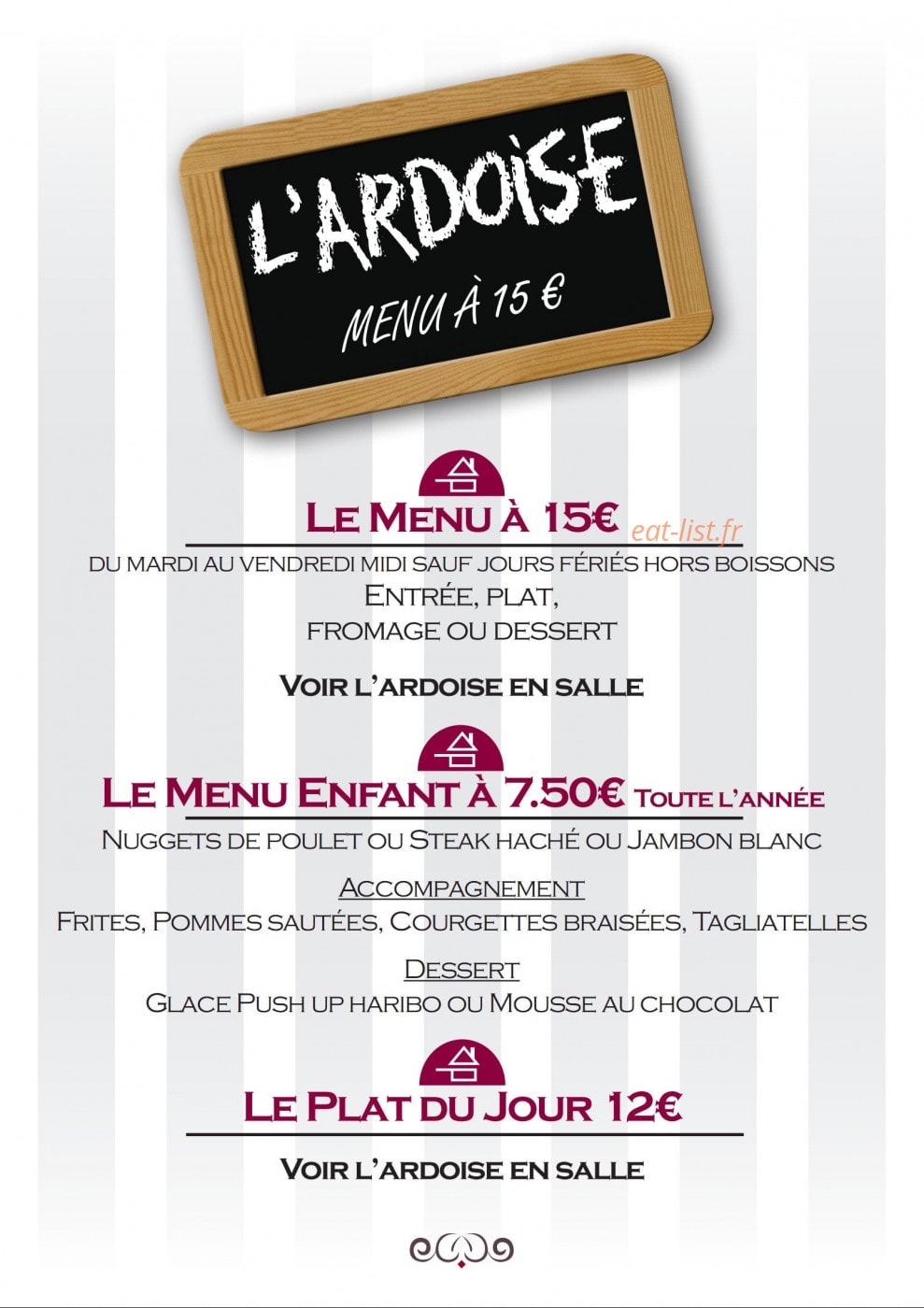 La Chaumière — carte page 3