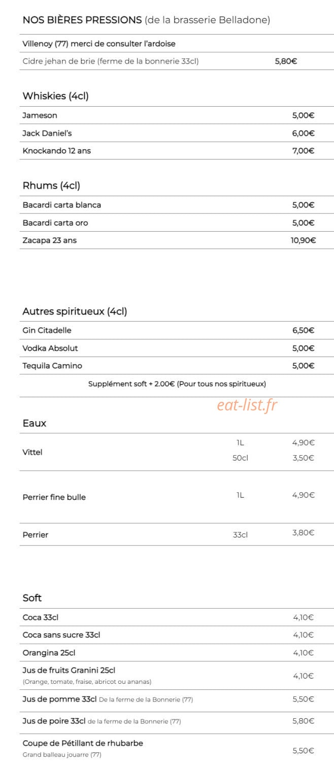 La terrasse des gloutons — carte page 5