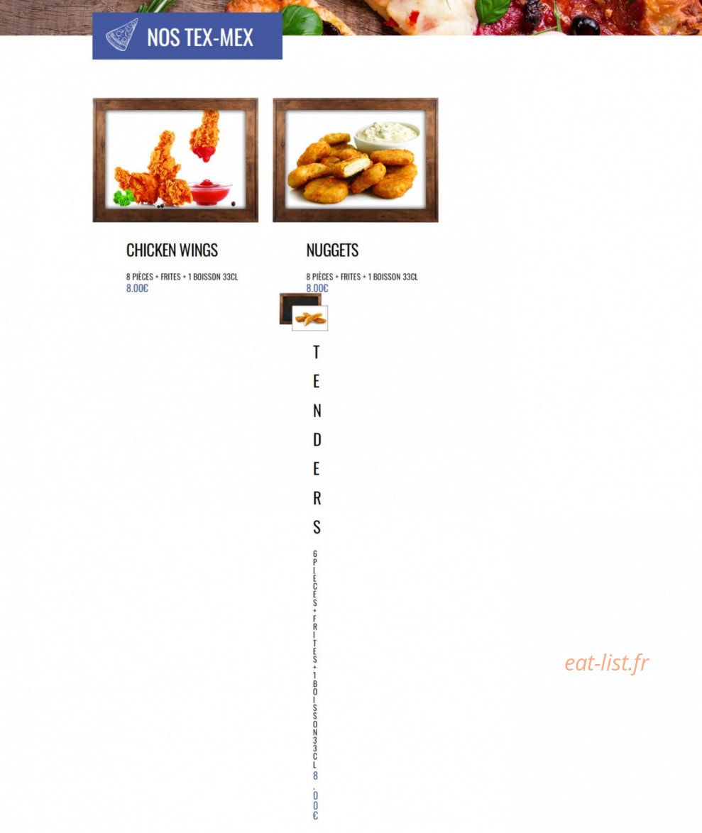 Pizzaland — carte page 10