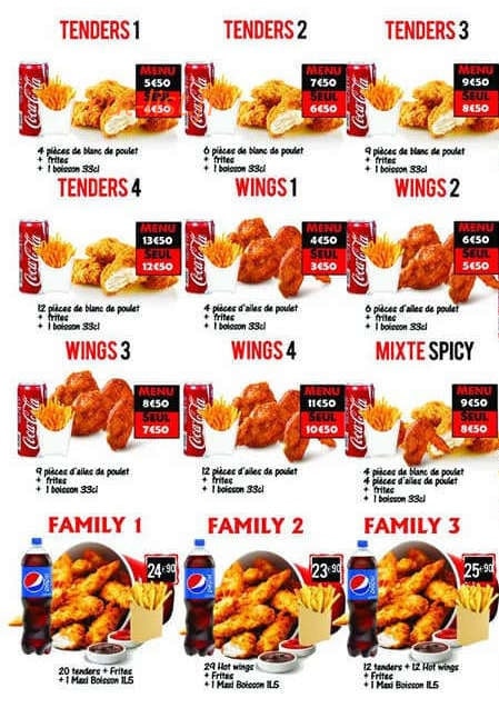 Royal Food — carte page 3