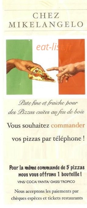 Chez Mikelangelo — carte page 1