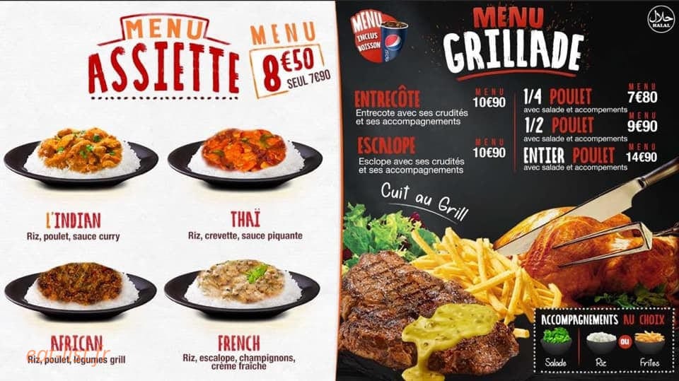 Chick’end Café — carte page 1