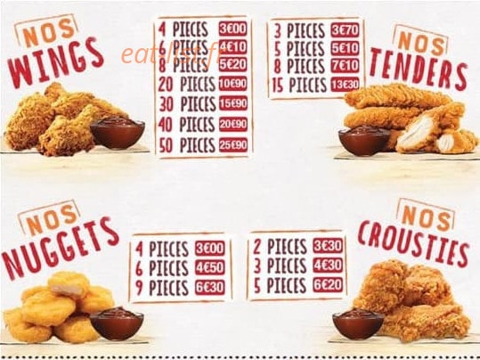 Chick’end Café — carte page 5
