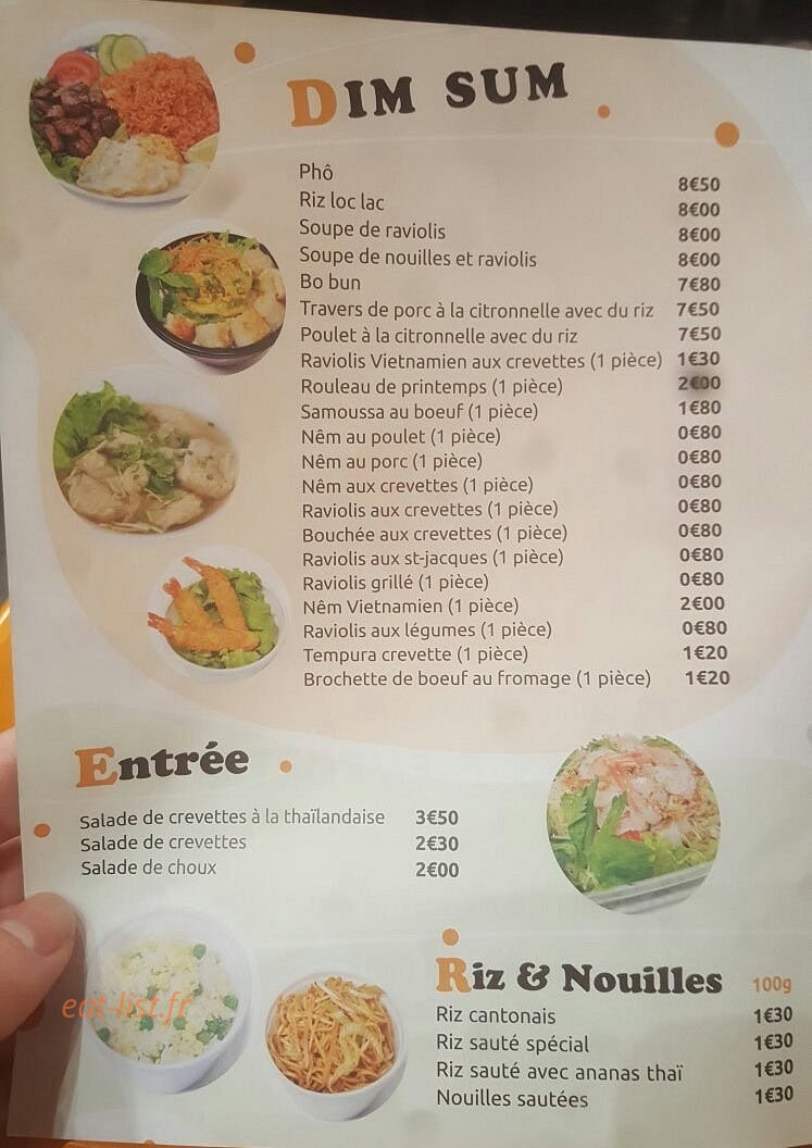 Dim Sum — carte page 2