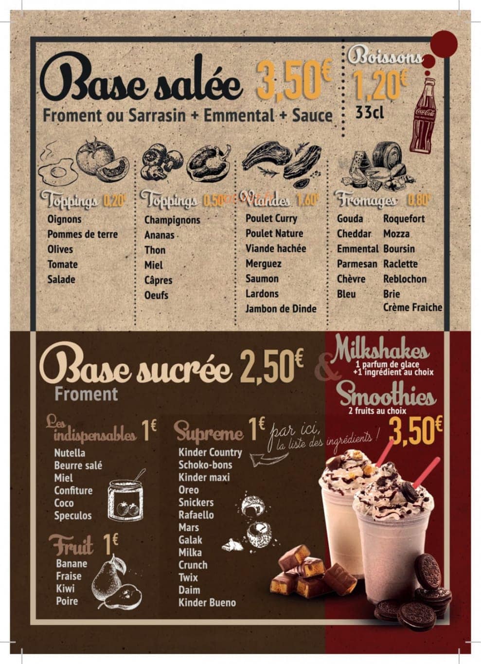 La Crêpe Rit — carte page 2