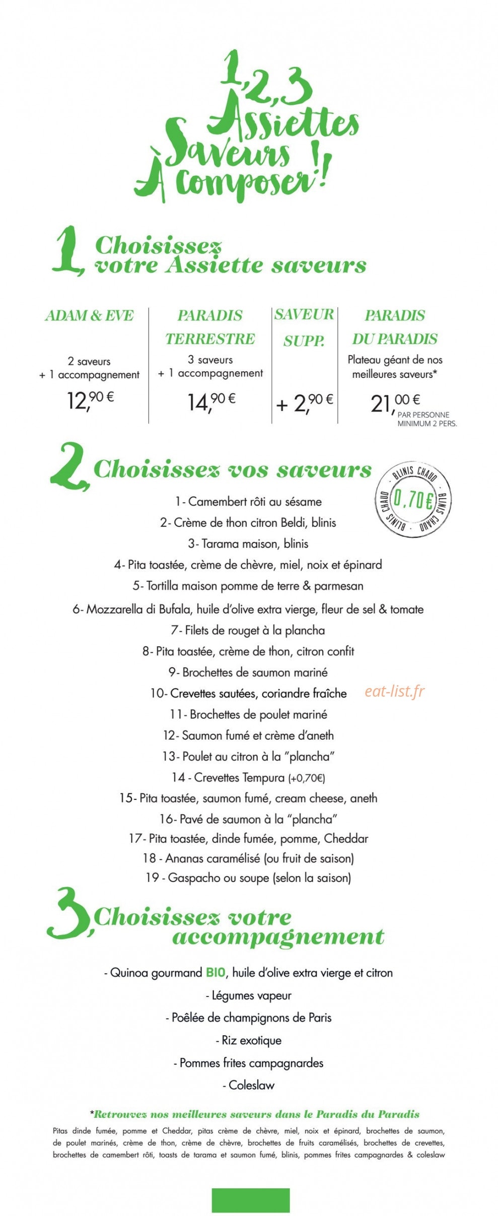 Le paradis du fruit — carte page 5