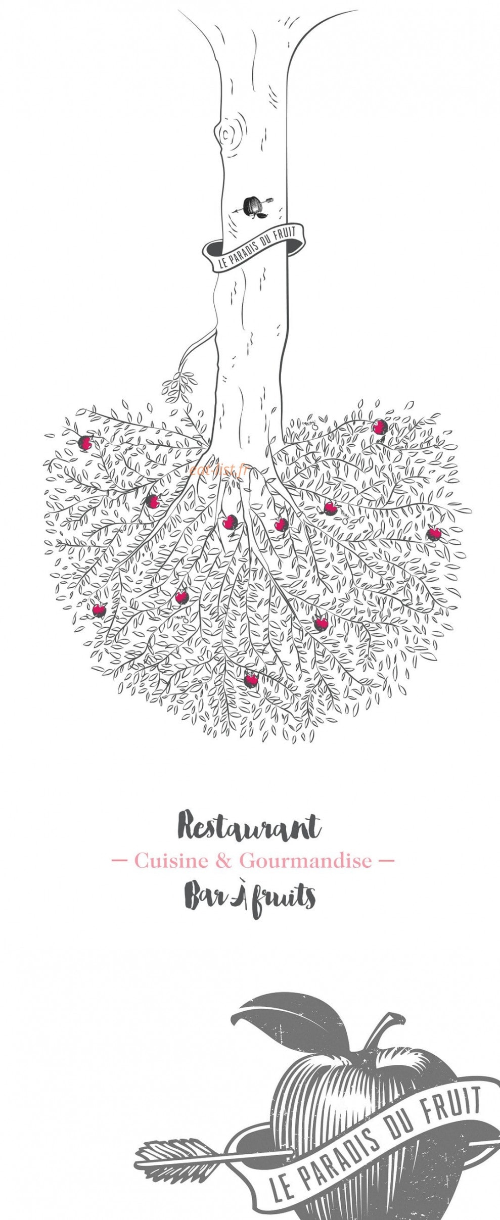 Le paradis du fruit — carte page 1