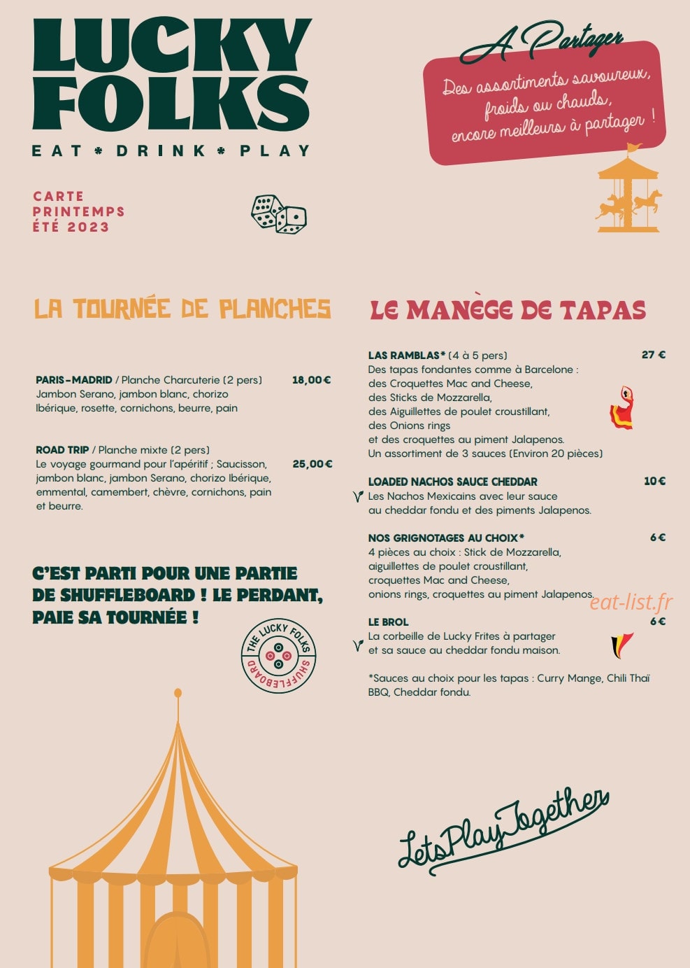 Lucky Folks — carte page 2